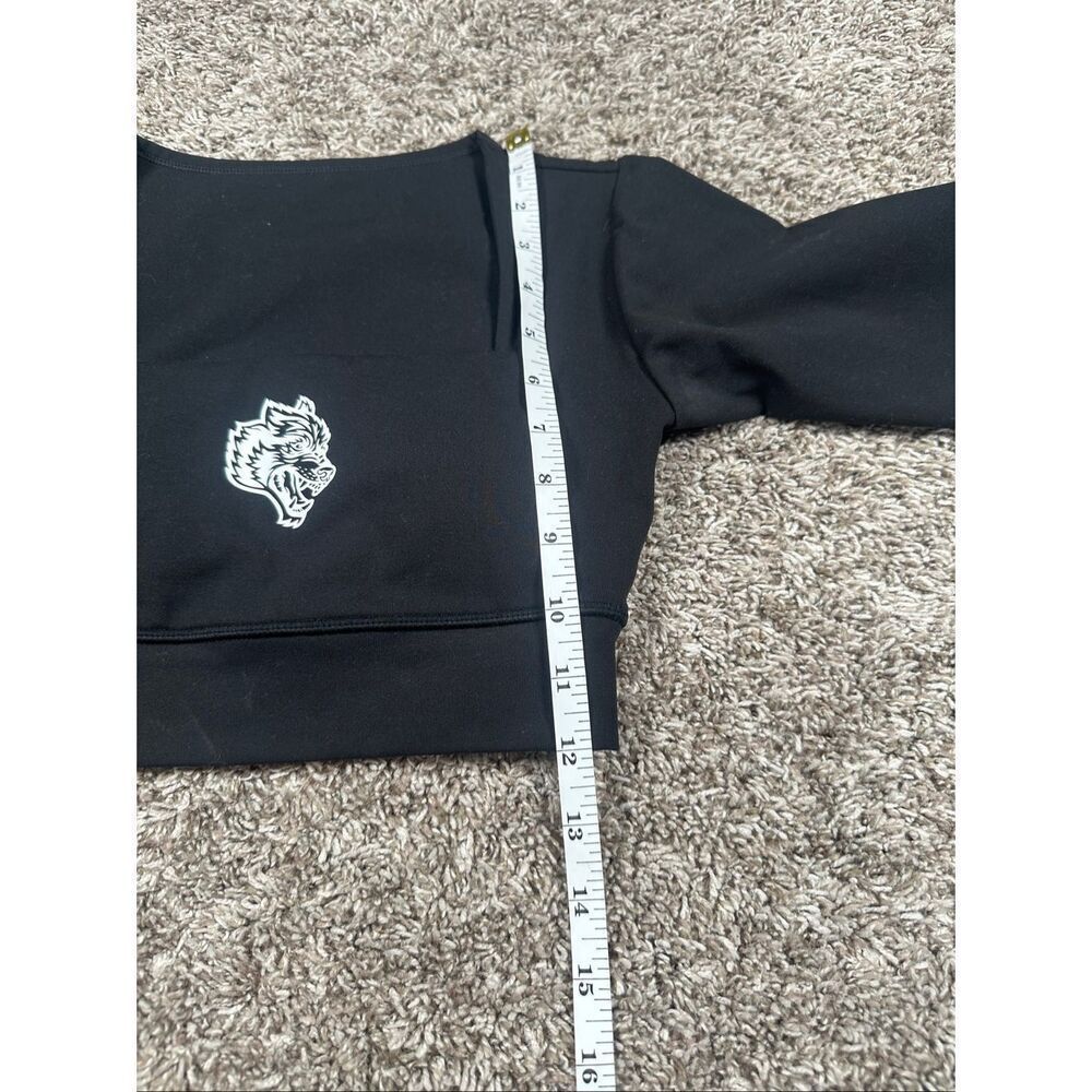 Darc Sport SHE Soul Jade Energy Long sleeve crop top padded Black Wolf Gym XS - Picture 6 of 10